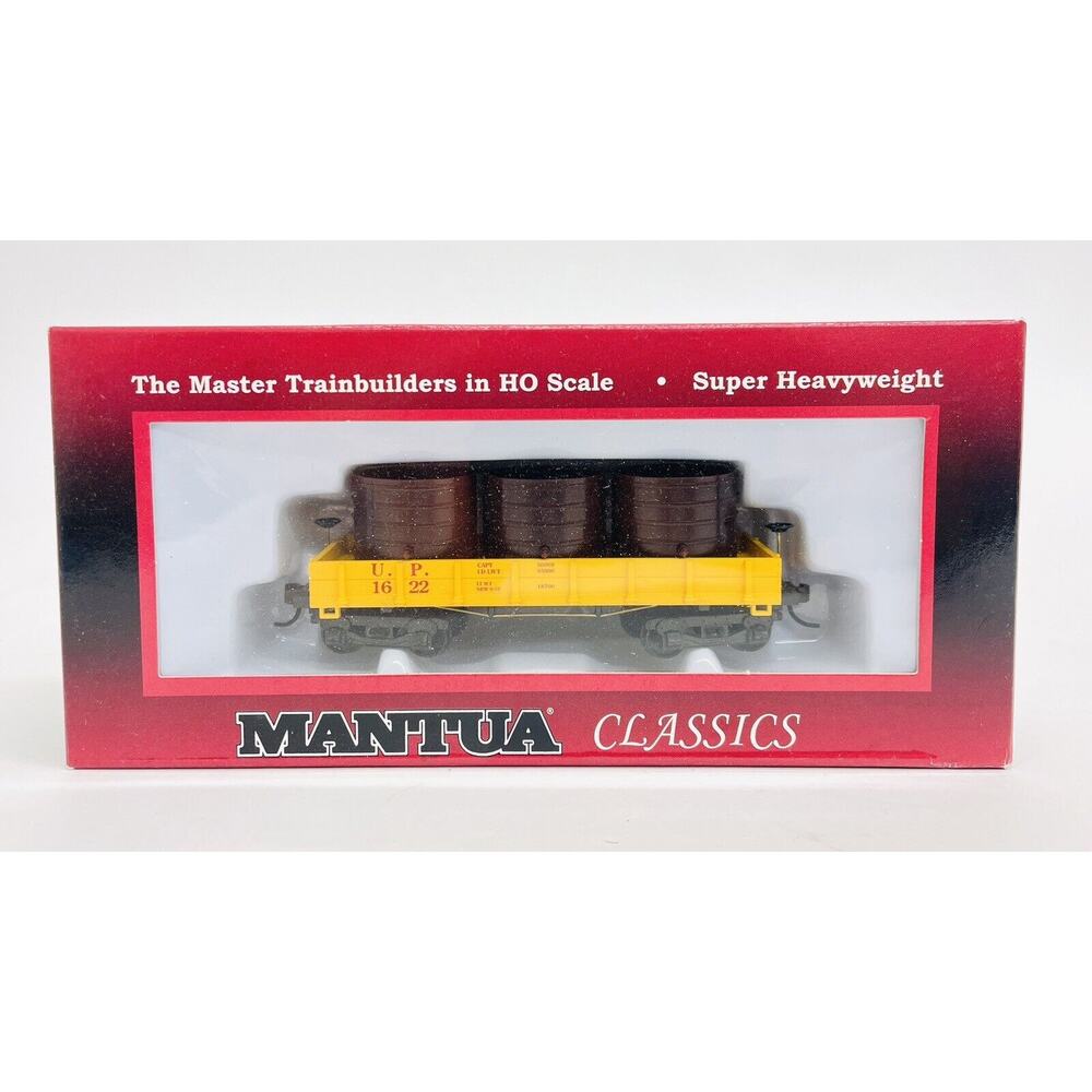 Mantua HO Union Pacific 1860 Water Car Wooden Vintage Freight Car 723003 New